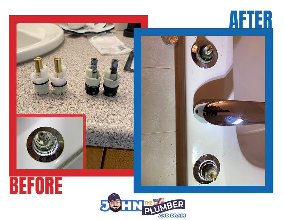 before and after cartrige replacement