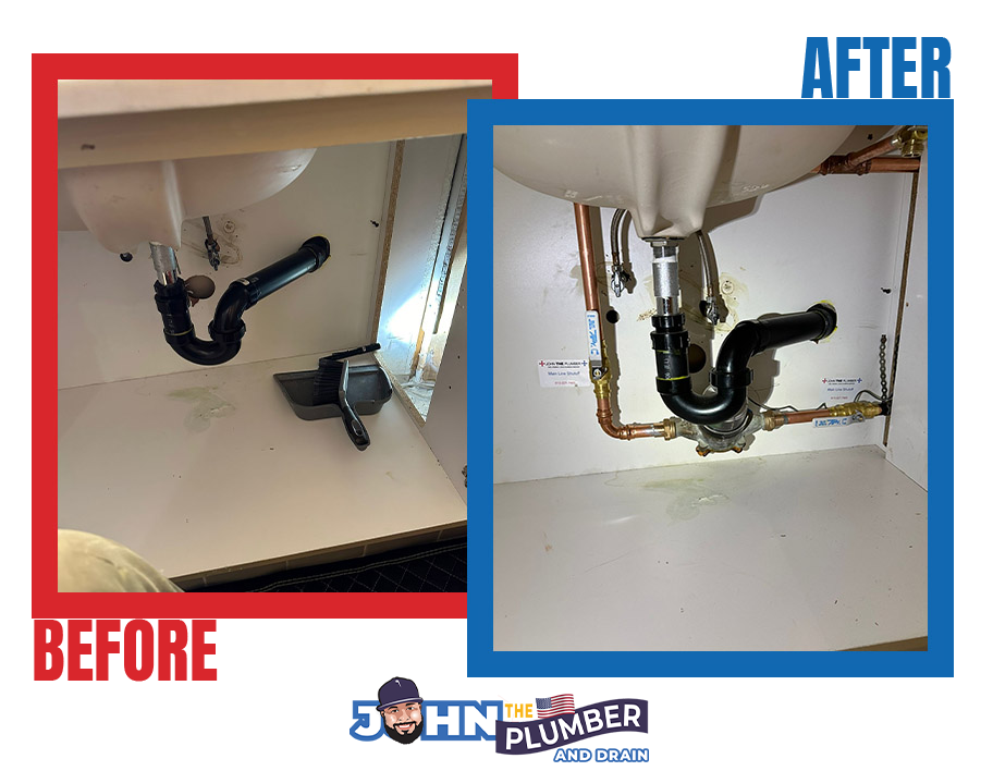 before and after pipe repair gulfport fl