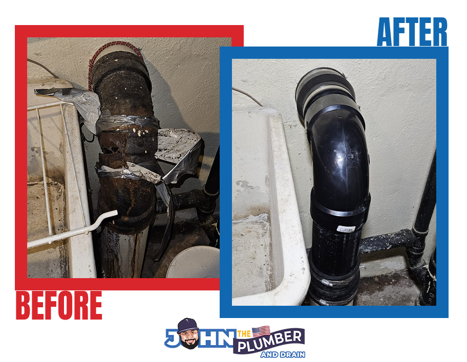 before and after pipe repair gulfport